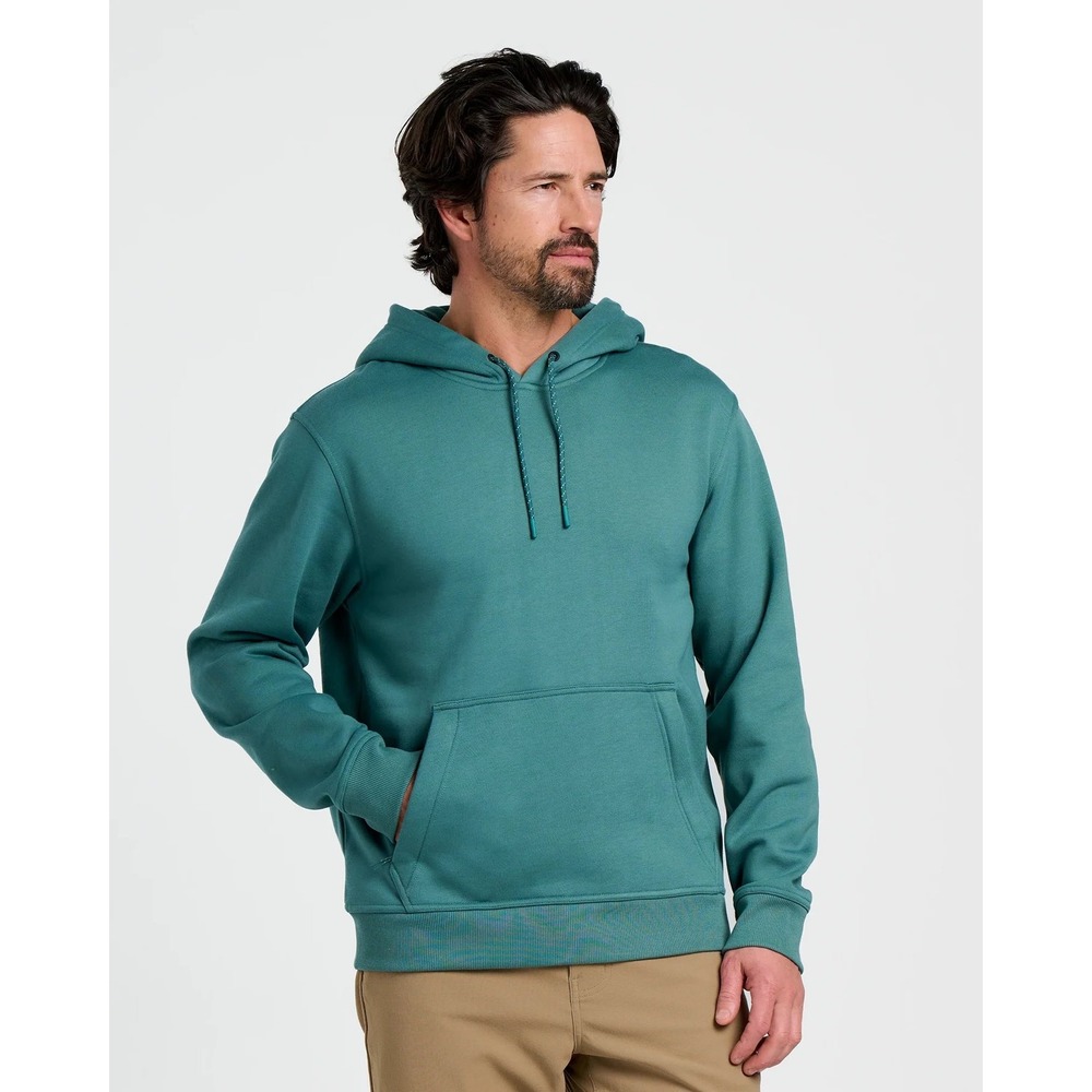 Free Fly Bamboo Northcoast Fleece Pullover Hoodie L Sea Pine Mens $118